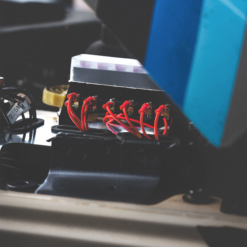 KC HiLiTES 2018+ Jeep Wrangler JL 3.6L / 2020+ Jeep Gladiator JT 3.6L Cyclone LED Engine Tray Kit Light Bars & Cubes KC HiLiTES