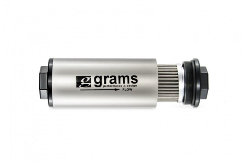 Grams Performance 100 Micron -8AN Fuel Filter Gauges Grams Performance