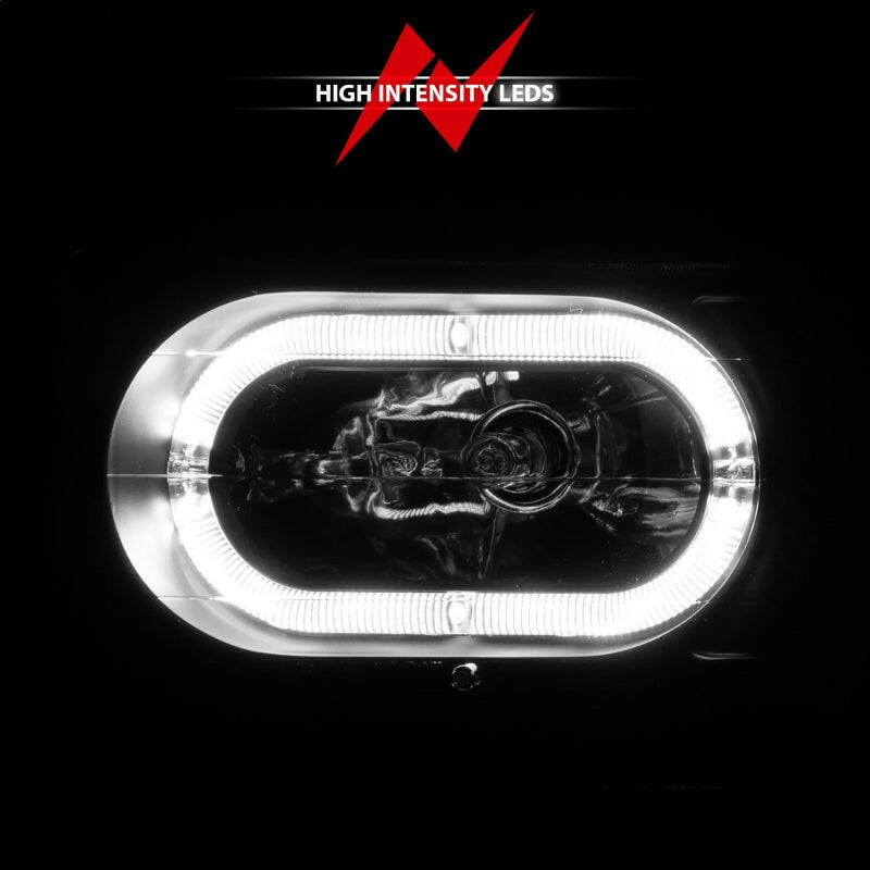 ANZO 88-98 Chevrolet C1500 Crystal Headlights Black Housing w/ Signal and Side Marker Lights Headlights ANZO