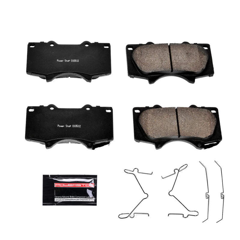 Power Stop 10-19 Lexus GX460 Front Z23 Evolution Sport Brake Pads w/Hardware Brake Pads - Performance PowerStop