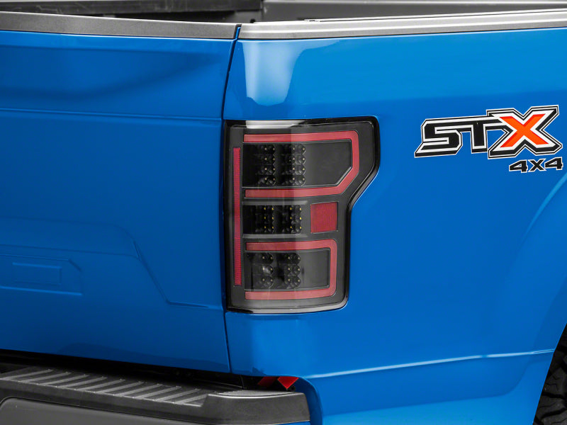 Raxiom 18-20 Ford F-150 LED Tail Lights- Blk Housing (Clear Lens) Tail Lights Raxiom