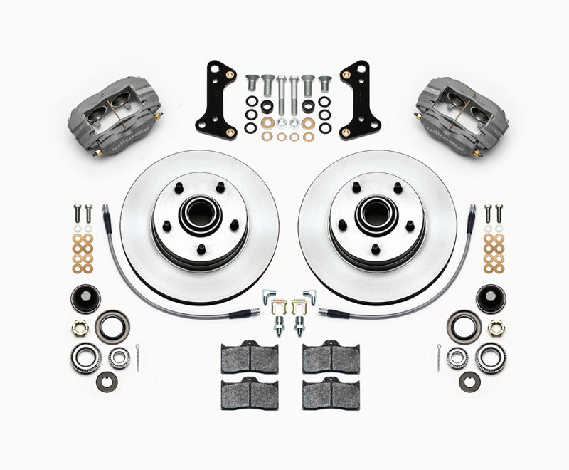 Wilwood Forged Dynalite-M Front Kit 11.00in 1 PC Rotor&Hub 67-69 Camaro 64-72 Nova Chevelle Big Brake Kits Wilwood