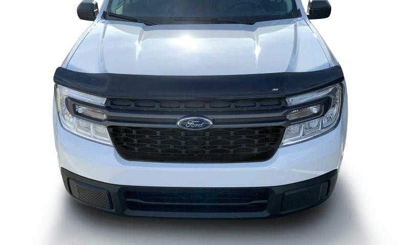 AVS 2022 Ford Maverick High Profile Bugflector II Hood Shield - Smoke Stone/Bug Deflectors AVS