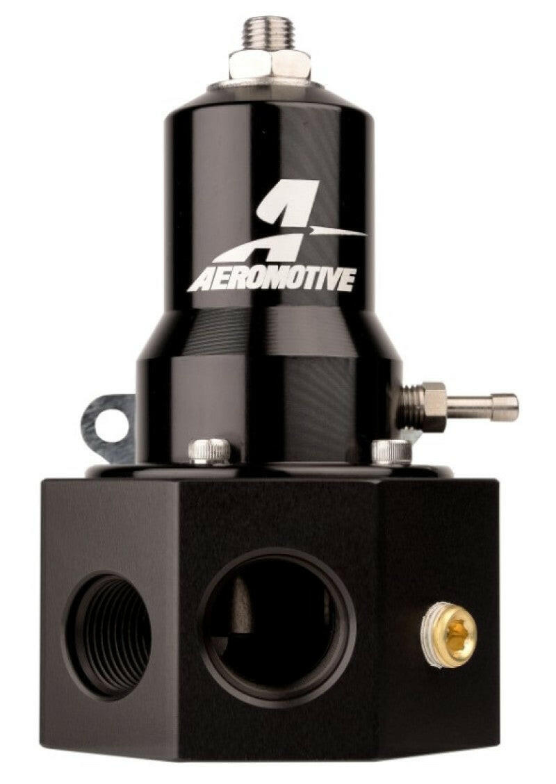 Aeromotive Adjustable Fuel Pressure Regulator 30-120PSI .313 Valve -3x -8 / 1x -10 Inlet -10 Return Fuel Pressure Regulators Aeromotive