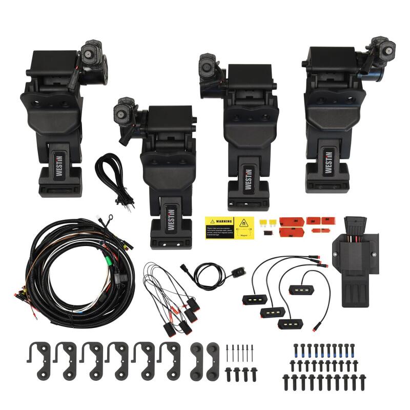 Westin 07-21 Toyota Tundra Double Cab Pro-e Electric Running Boards - Textured Black Running Boards Westin