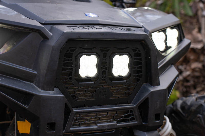 Diode Dynamics 14-18 Polaris RZR XP Stage Series LED Grille Kit - Pro Yellow Combo Grilles Diode Dynamics