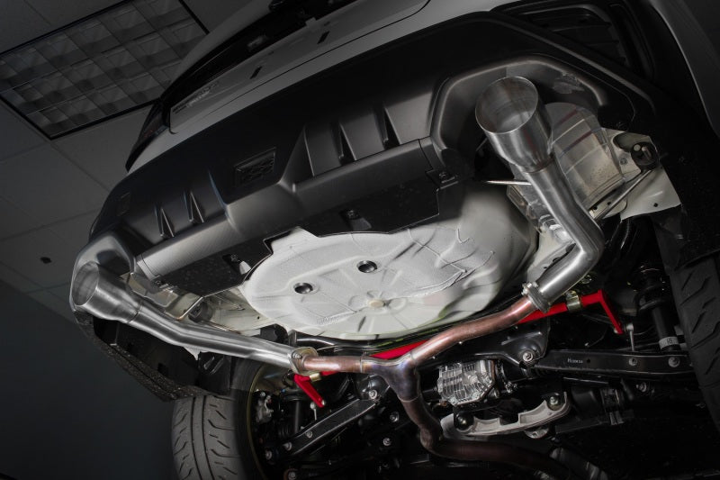 PERRIN 15-21 Subaru STI/15-25 WRX SS Dual Tip Axle Back Exhaust (Fits OE/AM Ctr Pipes) Axle Back Perrin Performance
