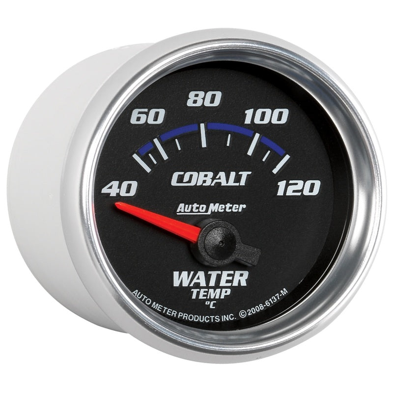Autometer Cobalt 52mm Short Sweep Electronic 40-120 Deg C Water Temprature Gauge Gauges AutoMeter
