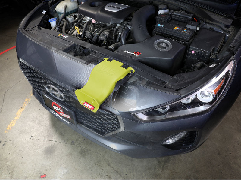 aFe 18-20 Hyundai Elantra GT L4-1.6L (t) Takeda Momentum Dynamic Air Scoop - Neon Green Air Intake Components aFe