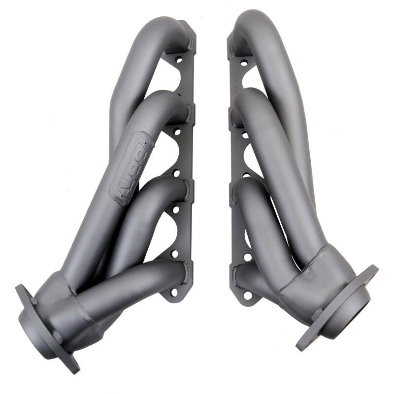 BBK 79-93 Mustang 5.0 Shorty Unequal Length Exhaust Headers - 1-5/8 Titanium Ceramic Headers & Manifolds BBK