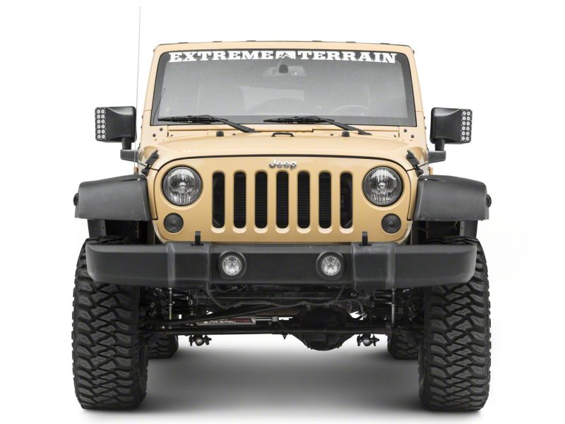 Raxiom 07-18 Jeep Wrangler JK Off-Road LED Manual Mirrors w/ Turn Signals Side Mirrors Raxiom