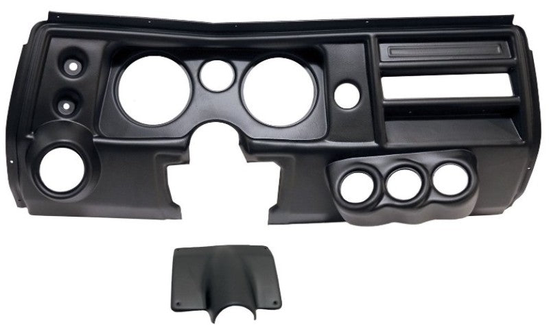 Autometer 1968 Chevrolet Chevelle W/ Vent Direct Fit Gauge Panel 5in x2 / 2-1/16in x4 Performance Monitors AutoMeter