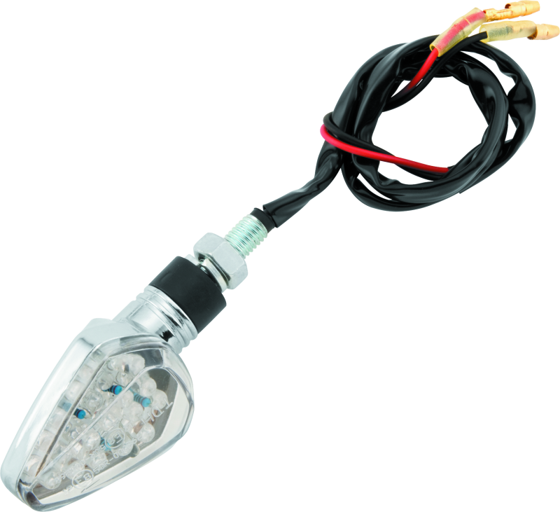 BikeMaster LED Arrow Pair Chrome Sidemarkers & Indicators BikeMaster