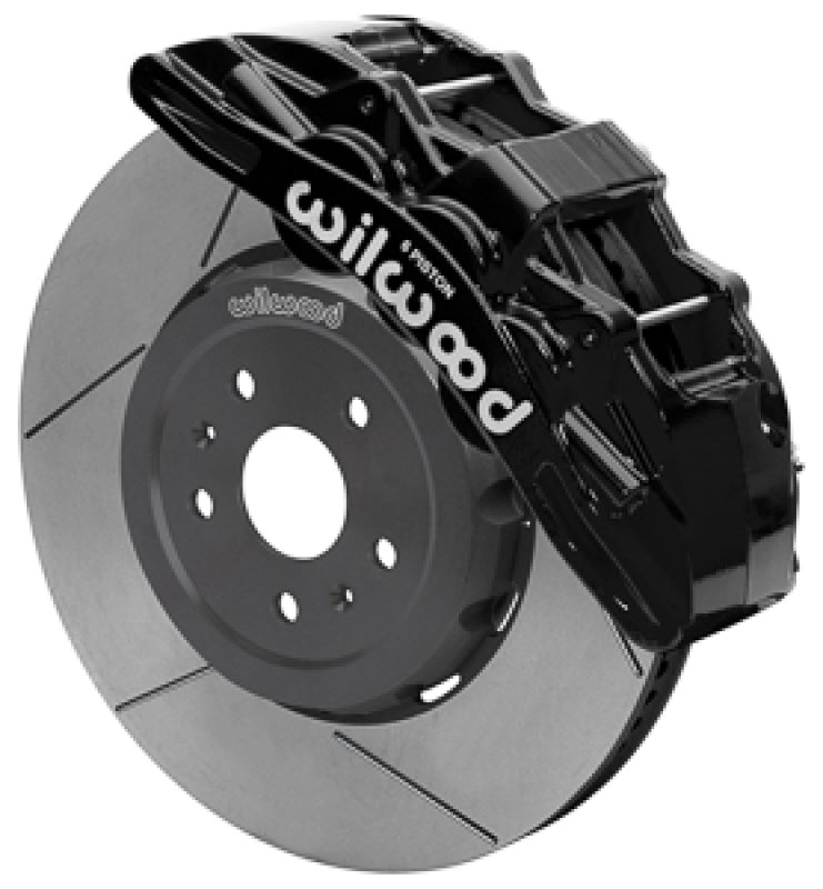 Wilwood SX6R Big Brake Dynamic Front Brake Kit 15in Slotted Black 2020+ Chevy C8 Corvette Big Brake Kits Wilwood