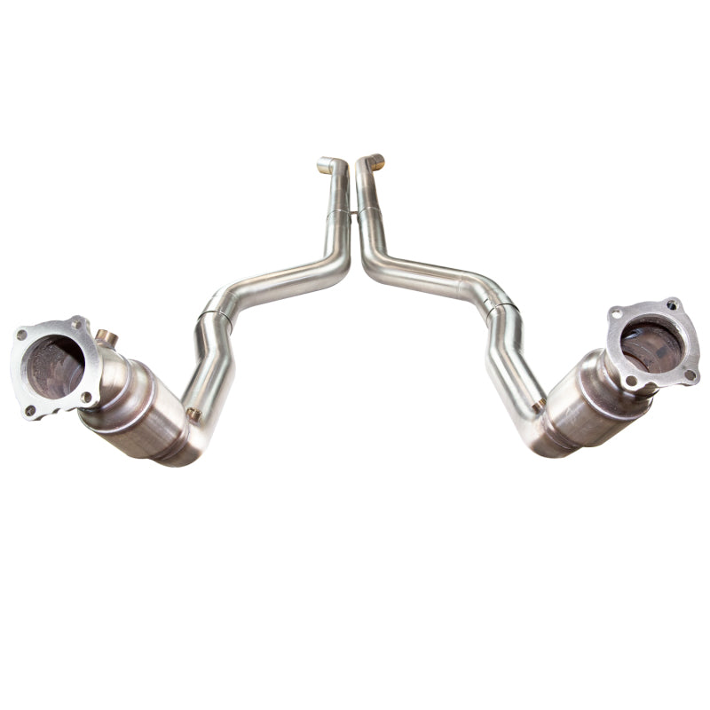 Kooks 2016+ Cadillac ATS-V 3in Green Catted Downpipes Catback Kooks Headers