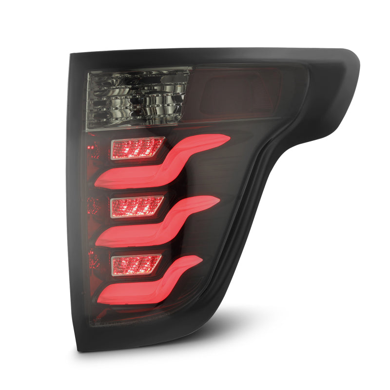 AlphaRex 11-15 Ford Explorer PRO-Series LED Tail Lights Jet Black Tail Lights AlphaRex