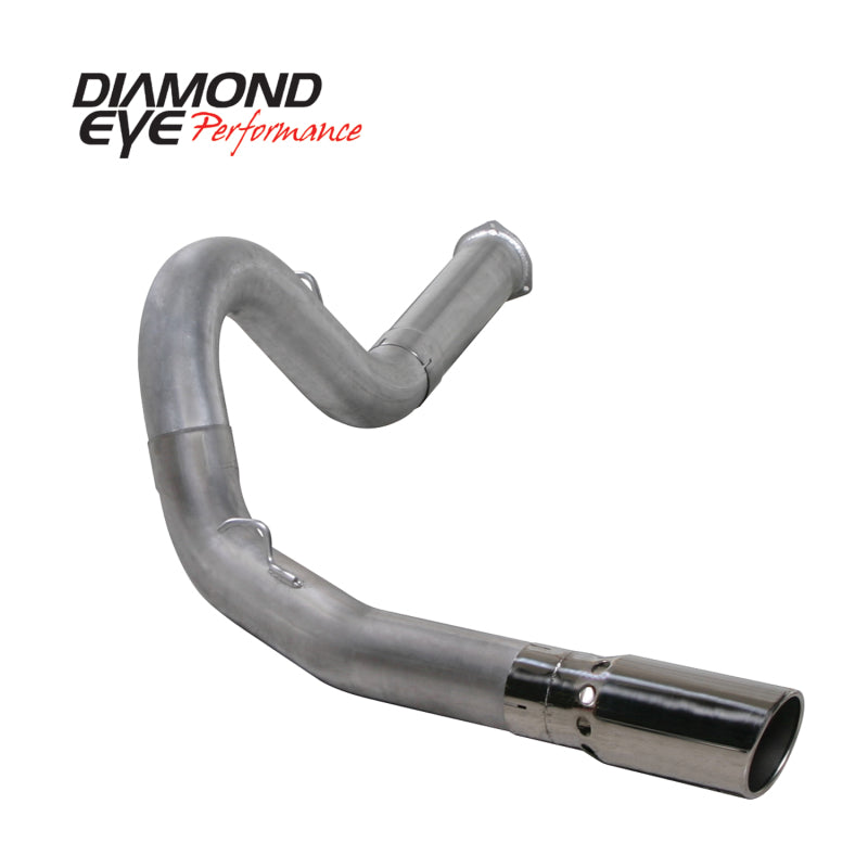Diamond Eye KIT 5in DPF-BACK Single AL 07.5-08 CHEVY 6 6L 2500/3500 BPCKGD BX46X14X14OD EL-PL DPF Back Diamond Eye Performance