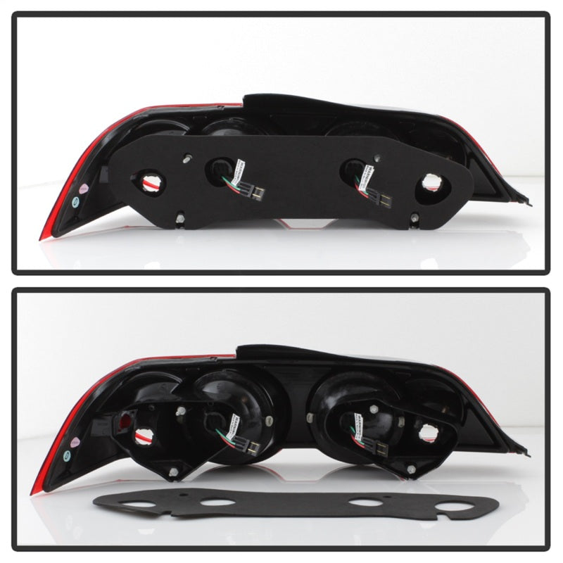 Spyder Acura RSX 02-04 LED Tail Lights Red Clear ALT-YD-ARSX02-LED-RC Tail Lights SPYDER