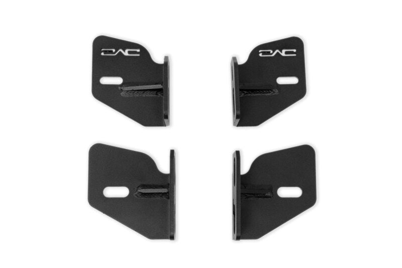 DV8 Offroad 21-25 Ford Bronco Frame Horn Reinforcement Brackets Bumpers - Steel DV8 Offroad