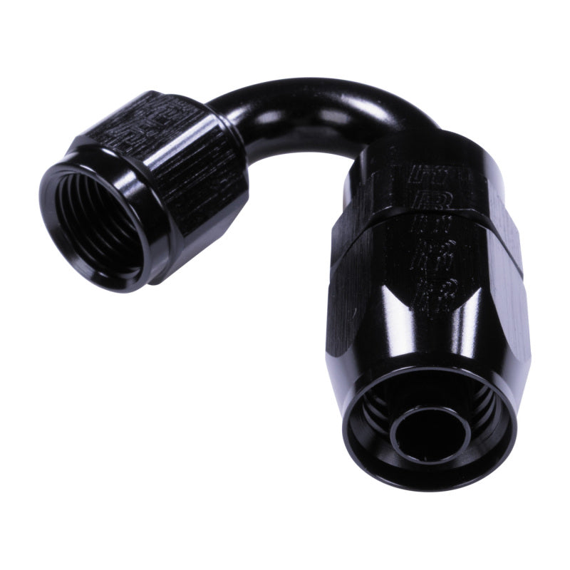 Russell 6AN ProClassic 150 Degree Hose End - Black Fittings Russell