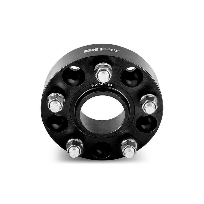 Borne Off-Road Wheel Spacers - 5x127 - 71.6 - 30mm - M14 - Black Wheel Spacers & Adapters Borne Off-Road