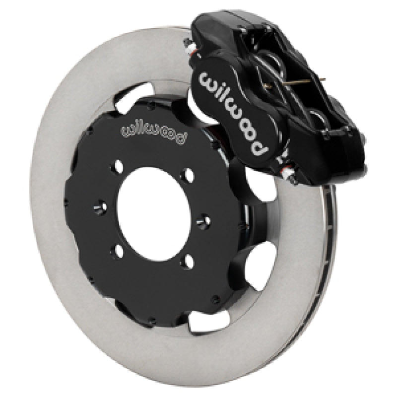 Wilwood Forged Dynalite Front Hat Kit 11.75in Black Rotor 90-05 Miata Big Brake Kits Wilwood