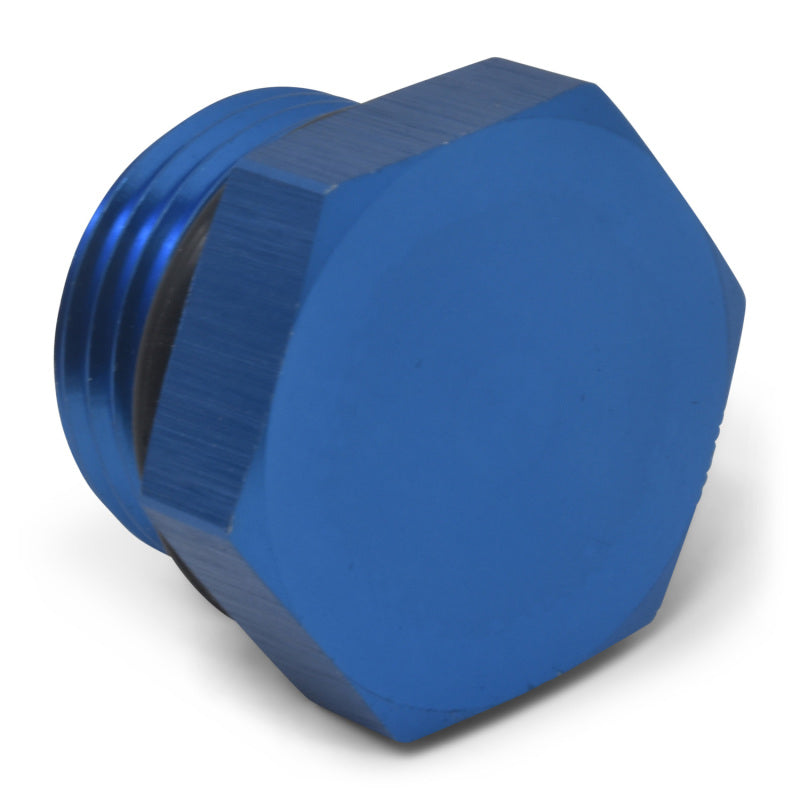 Russell Performance -12 AN Straight Thread Plug (Blue) Fittings Russell