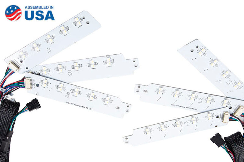 Diode Dynamics 15-17 Ford Mustang RGBW DRL LED Boards Light Accessories and Wiring Diode Dynamics