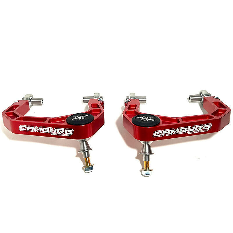 Camburg Toyota Tacoma 05-23 / 4-Runner 03-23 / FJ 07-14 KINETIK V2 Billet Uniball Upper Arms (Red) Suspension Arms & Components Camburg