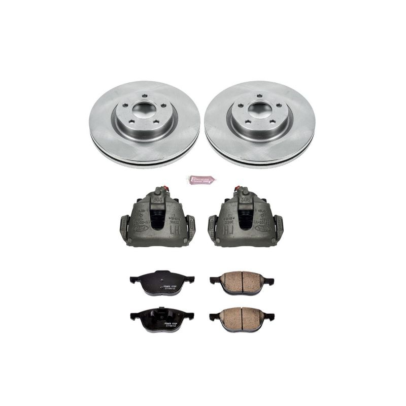 Power Stop 13-17 Ford C-Max Front Autospecialty Brake Kit w/Calipers Brake Kits - OE PowerStop
