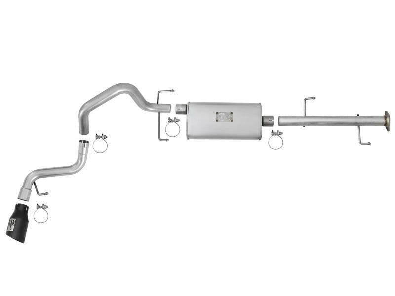 aFe Scorpion 2-1/2in Aluminized Steel Cat-Back Exhaust w/ Black Tips 07-17 Toyota FJ Cruiser V6 4.0L Catback aFe
