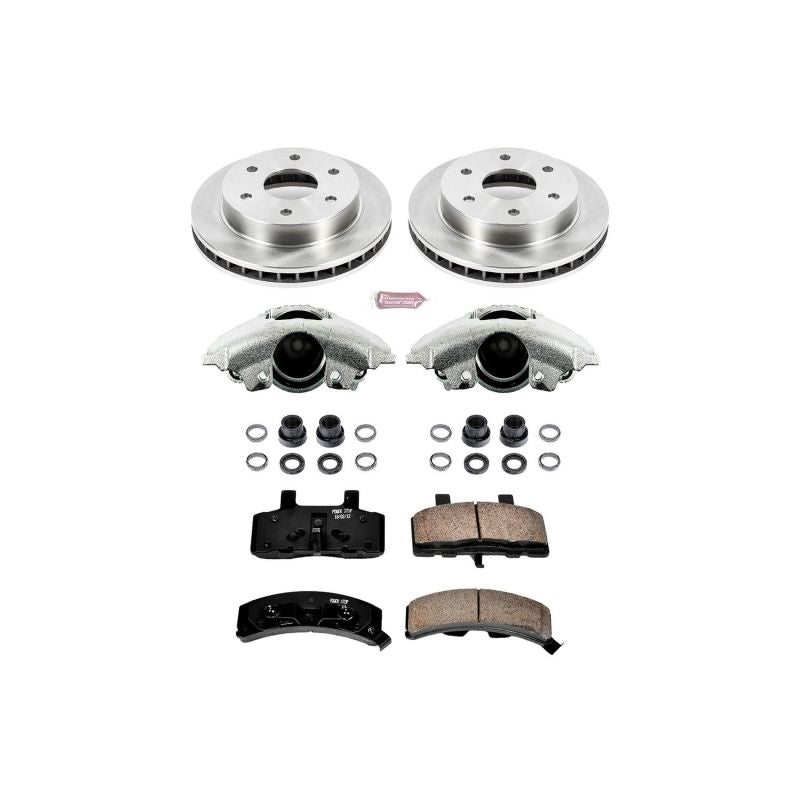 Power Stop 99-00 Cadillac Escalade Front Autospecialty Brake Kit w/Calipers Brake Kits - OE PowerStop
