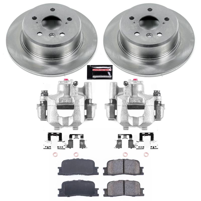 Power Stop 01-03 Toyota High Lander Rear Autospecialty Brake Kit w/Calipers Brake Kits - OE PowerStop