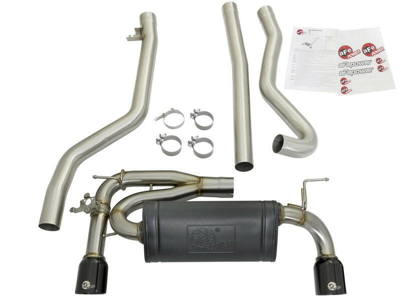 aFe MACHForce XP Exhausts Cat-Back SS 16-17 BMW 340i/iX 440i/iX (F3X) L6-3.0L (B58) w/Black Tips Catback aFe