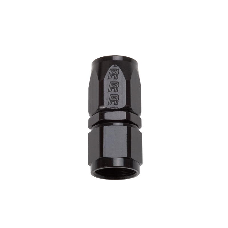 Russell Performance -12 AN Black Straight Full Flow Hose End Fittings Russell
