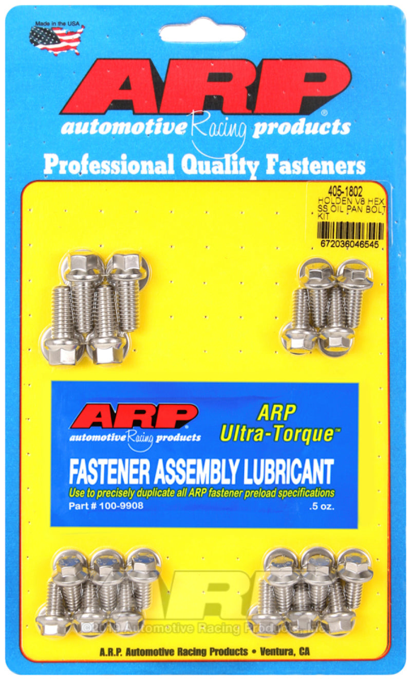 ARP Holden V8 SS Hex Oil Pan Bolt Kit Hardware Kits - Other ARP
