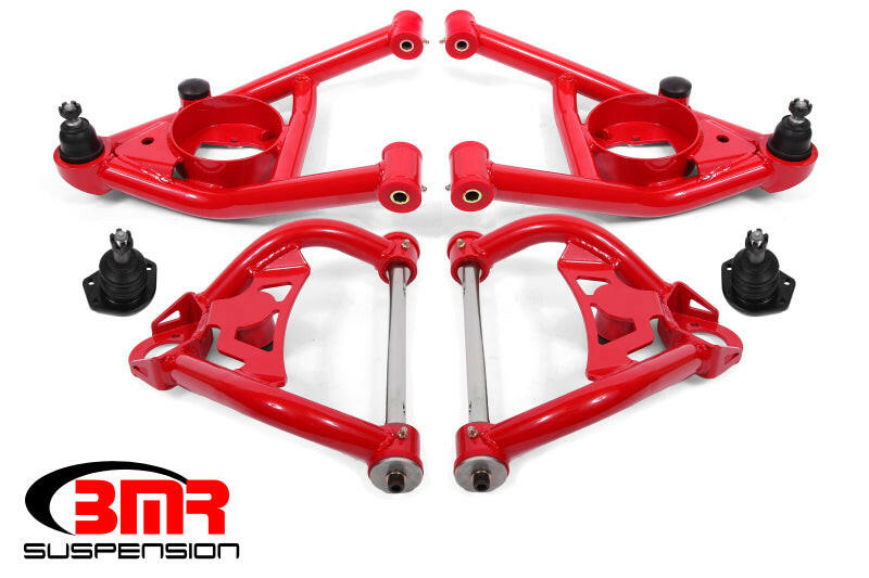 BMR 64-72 A-Body Upper And Lower A-Arm Kit - Red Control Arms BMR Suspension