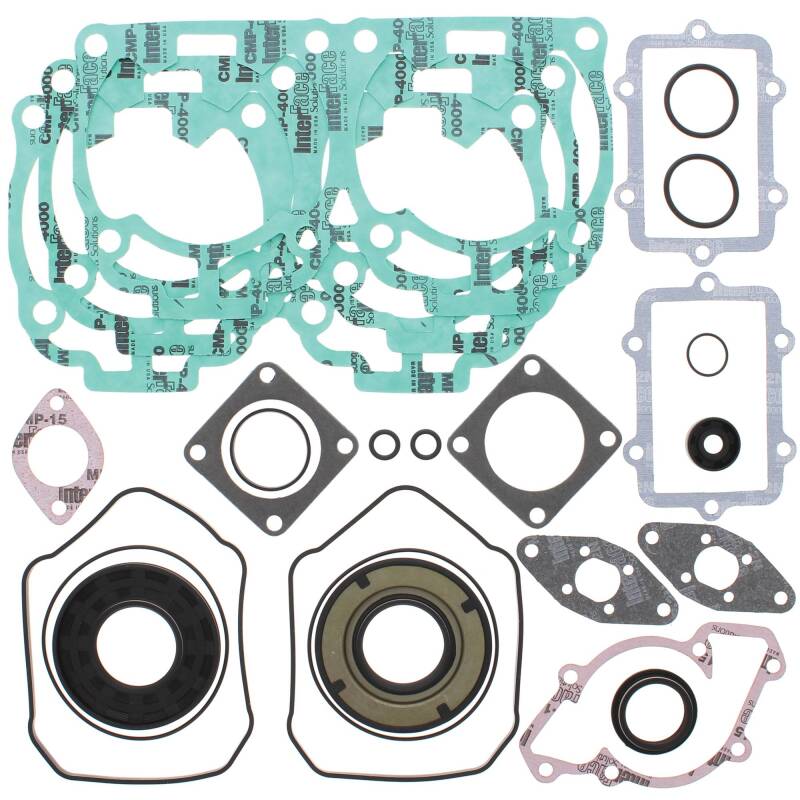 Vertex Gaskets 2002 Ski-Doo Grand Touring 800 Complete Gasket Kit w/ Oil Seals Engine Hardware Vertex Pistons