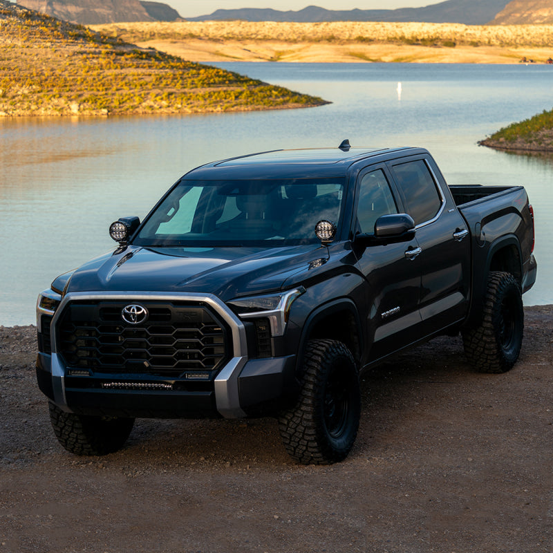 Rigid Industries 2022+ Toyota Tundra 6in. 360-Series A-Pillar Lighting Kit Light Bars & Cubes Rigid Industries