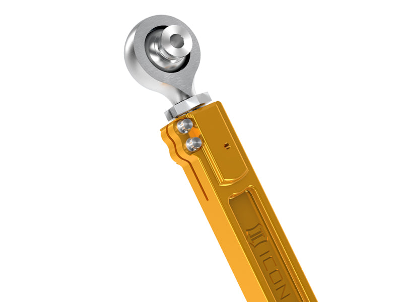 ICON 22-23 Toyota Tundra / 2024 Toyota Tacoma Billet Rear Upper Link Kit - Gold Anodized Suspension Arms & Components ICON