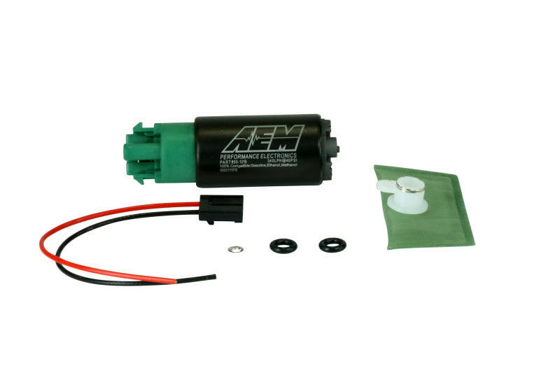 AEM 340LPH 65mm Fuel Pump Kit w/ Mounting Hooks - Ethanol Compatible Fuel Pumps AEM
