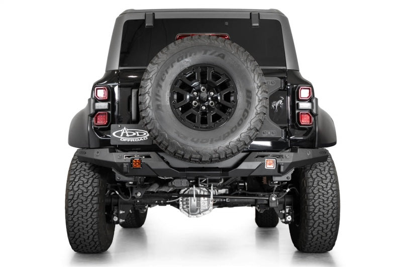 Addictive Desert Designs 2022+ Ford Bronco Raptor Phantom Rear Bumper Bumpers - Steel Addictive Desert Designs