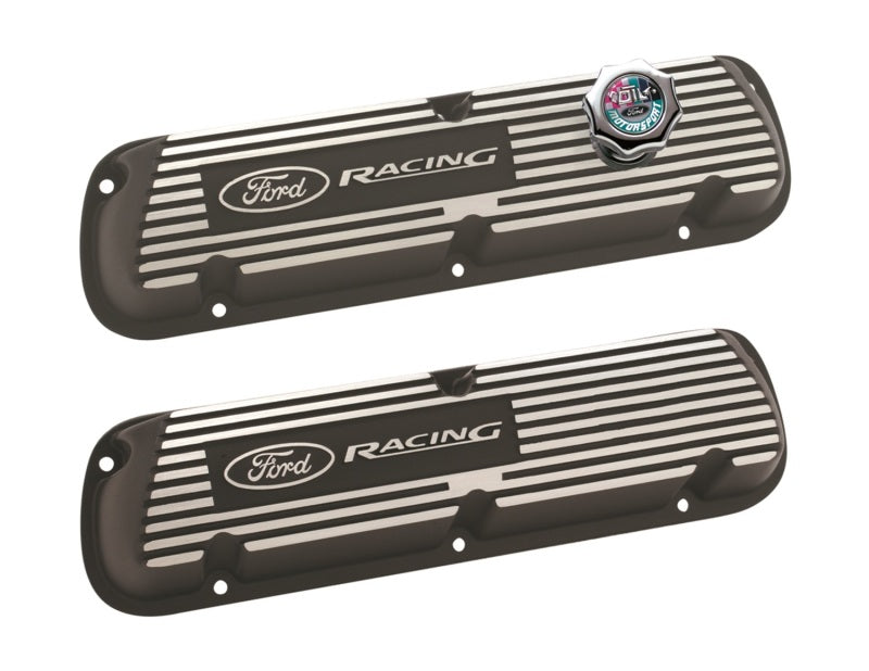 Ford Racing Black Satin Valve Covers Racing EFI Valve Covers Ford Racing