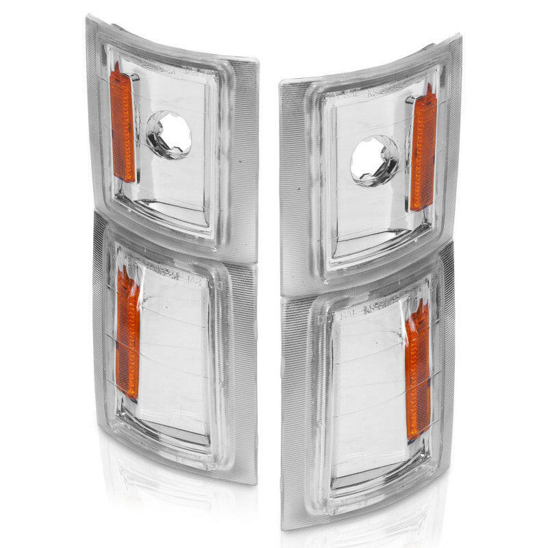 ANZO 1994-1998 Chevrolet Blazer Corner Lights Clear Lens w/ Amber Reflector Lights Corner ANZO
