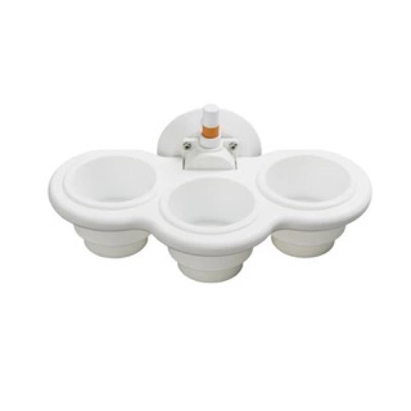 SeaSucker 3-Cup Holder Vertical Mount - White Cup Holders SeaSucker