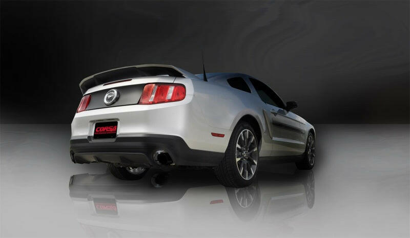 Corsa 2011-2014 Ford Mustang GT/Boss 302 5.0L V8 Black Sport Axle-Back Exhaust Axle Back CORSA Performance