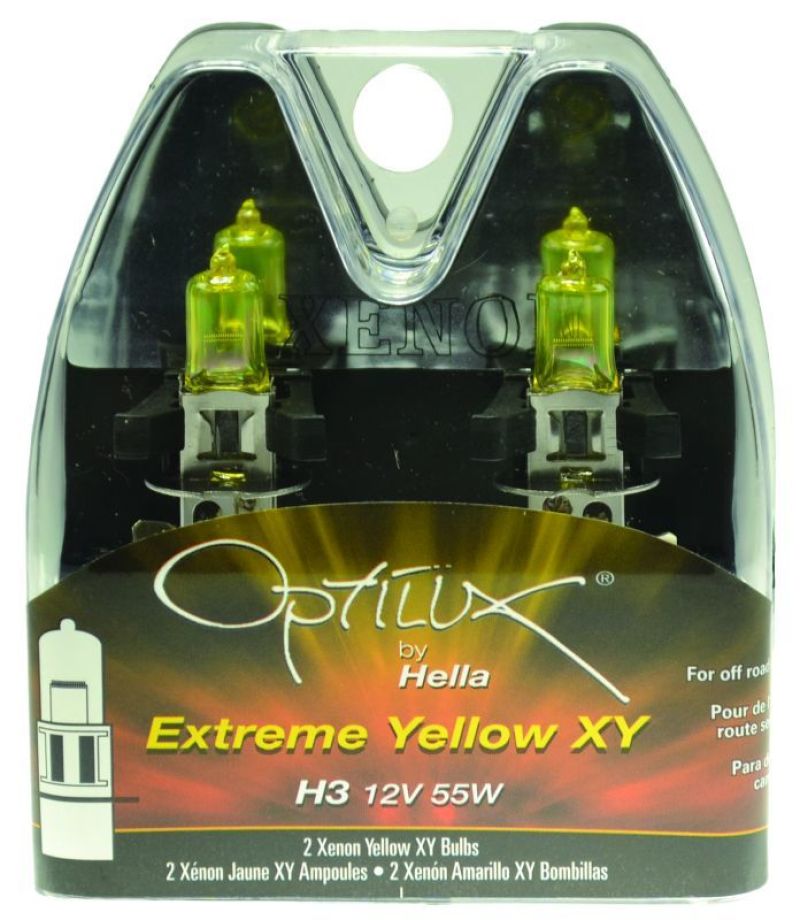 Hella Optilux H3 12V/55W XY Extreme Yellow Bulb Bulbs Hella