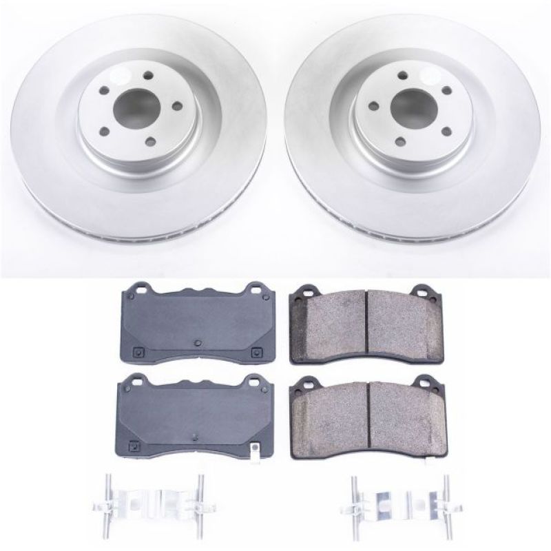 Power Stop 16-18 Ford Focus Front Z17 Evolution Geomet Coated Brake Kit Brake Kits - Performance Blank PowerStop