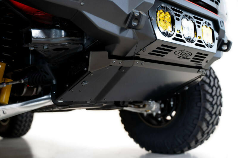 Addictive Desert Designs 21-22 Ford Bronco Bomber Skid Plate (Use w/ Bomber Front Bumper) Skid Plates Addictive Desert Designs