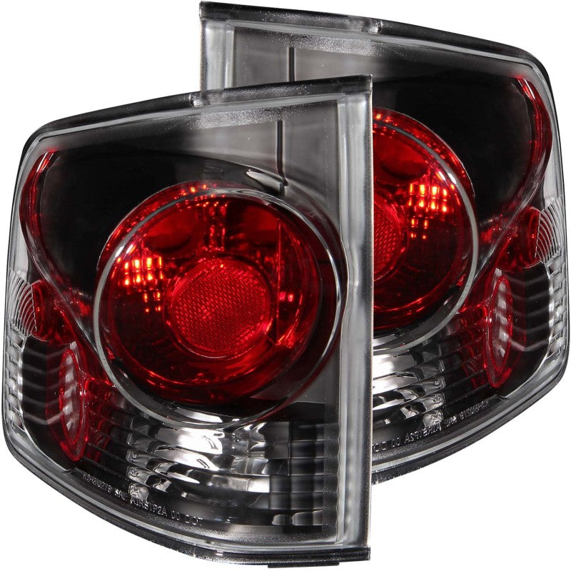 ANZO 1995-2005 Chevrolet S-10 Taillights Dark Smoke 3D Style Tail Lights ANZO